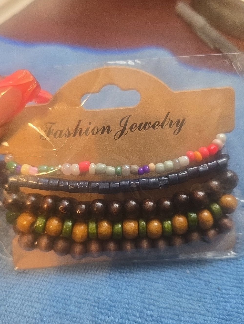 Fashion Jewelry Women's Multicolor Beaded Bracelet Set